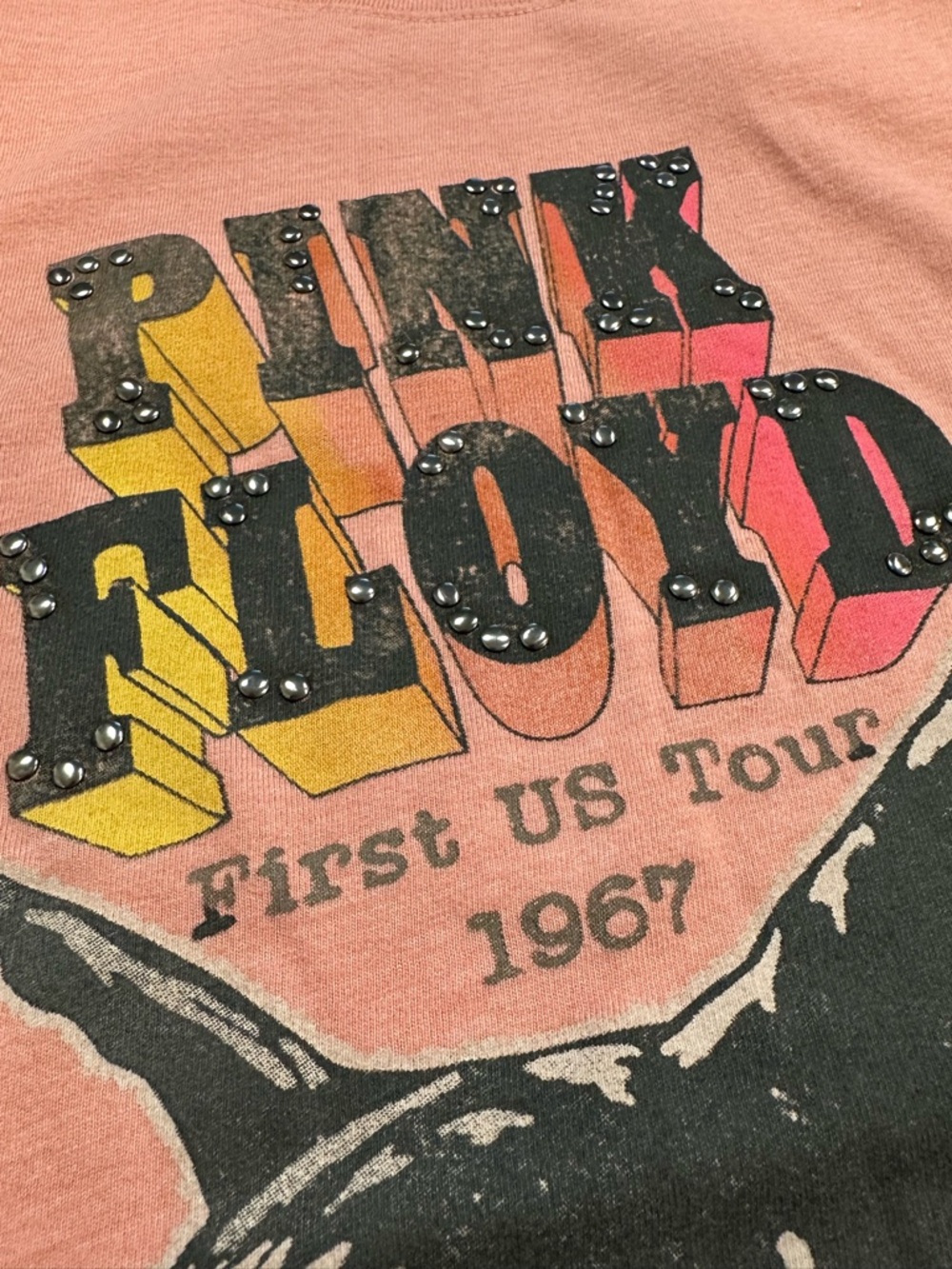 Lucky Brand Rust Pink Floyd Graphic Tee - Picture 5 of 7